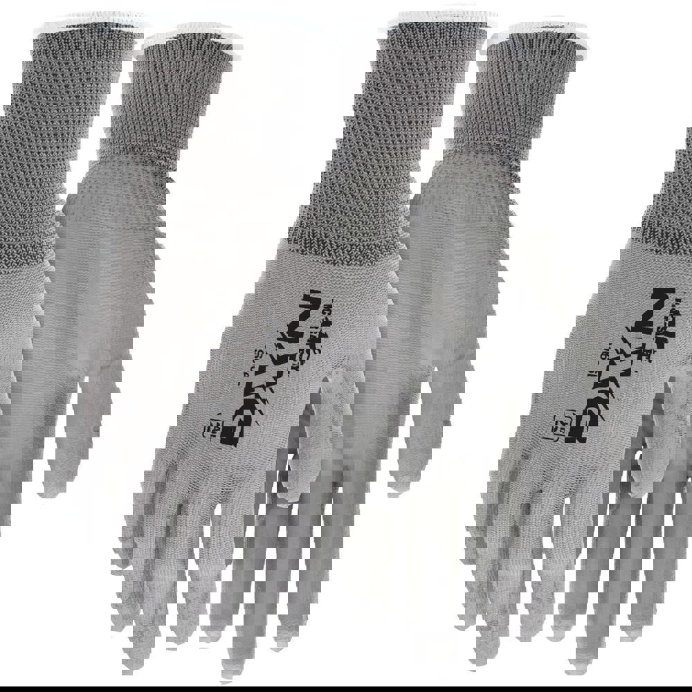 General Purpose Work Gloves: X-Small, Polyurethane Coated, Polyurethane